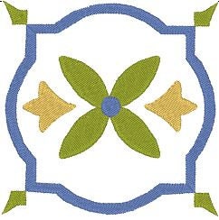 Summer design. Positano pattern. Machine embroidery design. 4x4; 5x7; 8x8 Hoop size