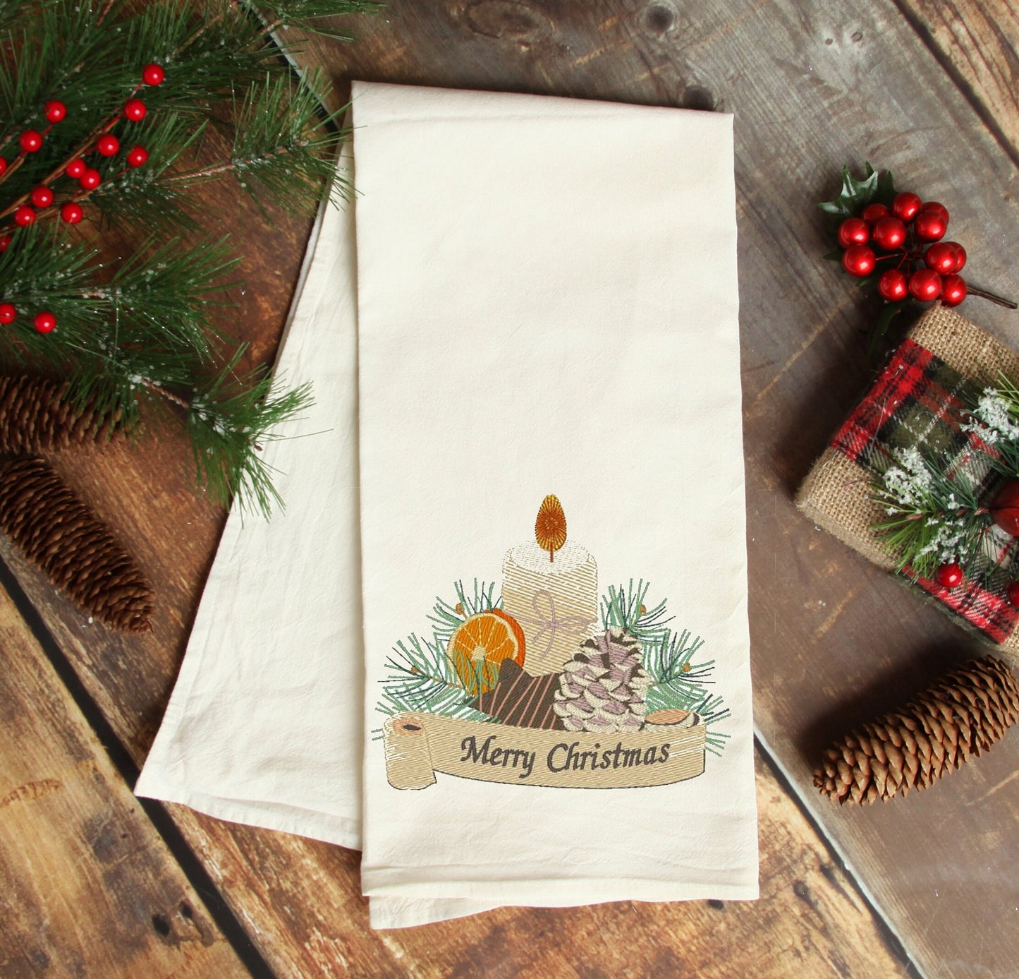 Christmas ornament. Machine embroidery design