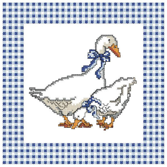 Geese. Cross stitch PDF pattern