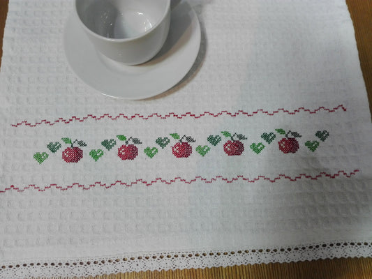 Apple border. Machine Embroidery design
