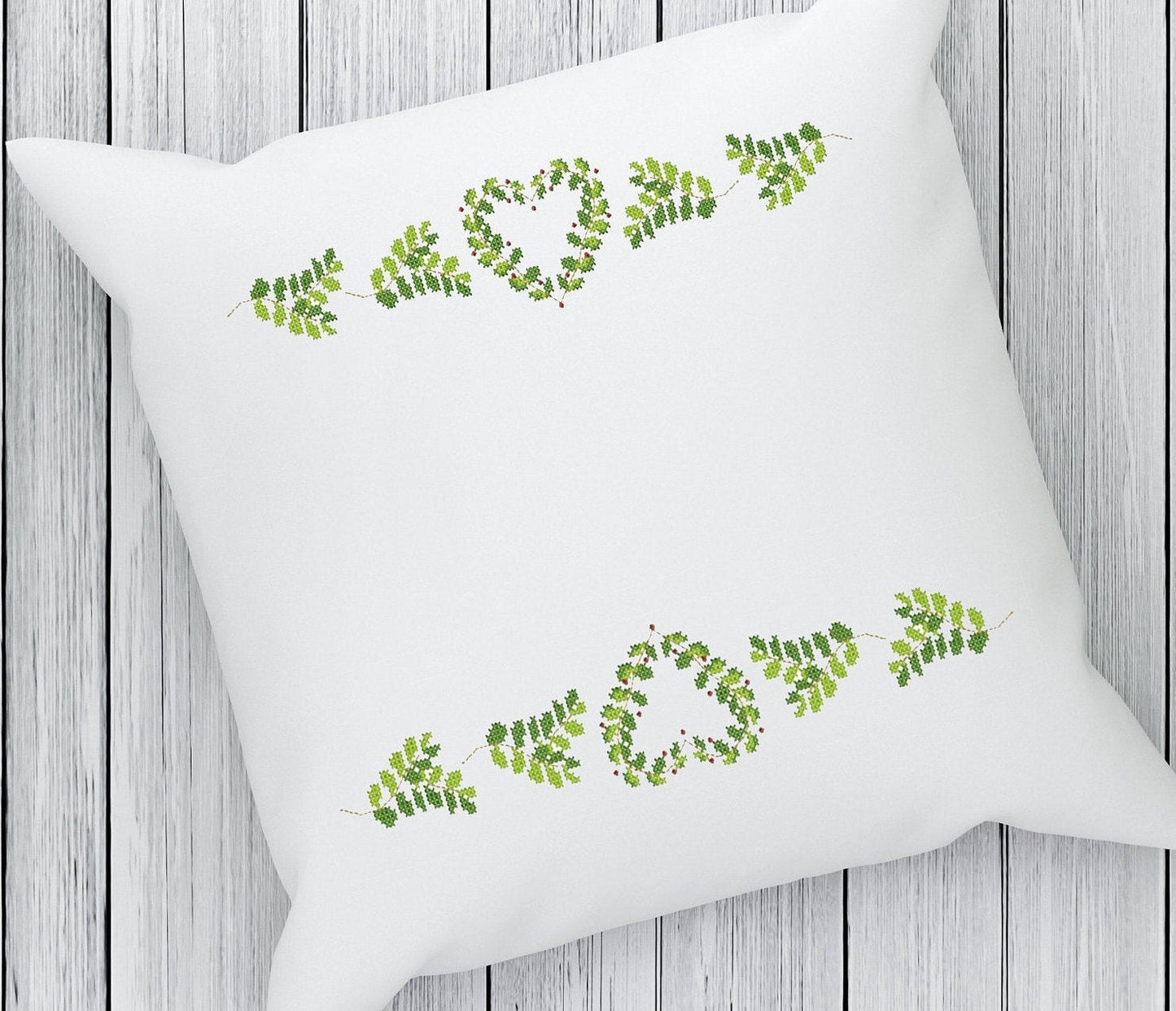 Wedding embroidery pattern. Cross stitch border. Set of two cross stitch designs.  Machine embroidery and PDF pattern for hand embroidery