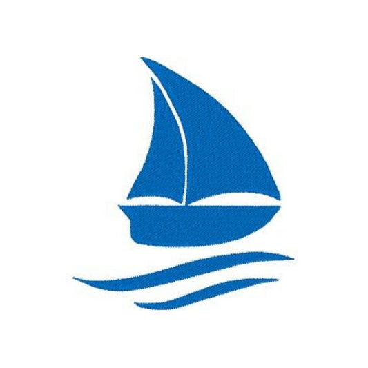 Sailboat. Machine embroidery design. 4x4; 7x5;  hoop size