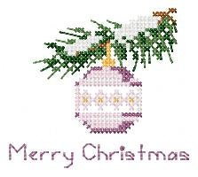 Christmas ornament. Machine embroidery design and PDF pattern for hand embroidery